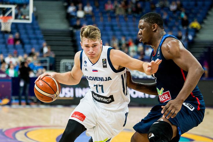 Luka Dončić v elementu. | Foto: Sportida