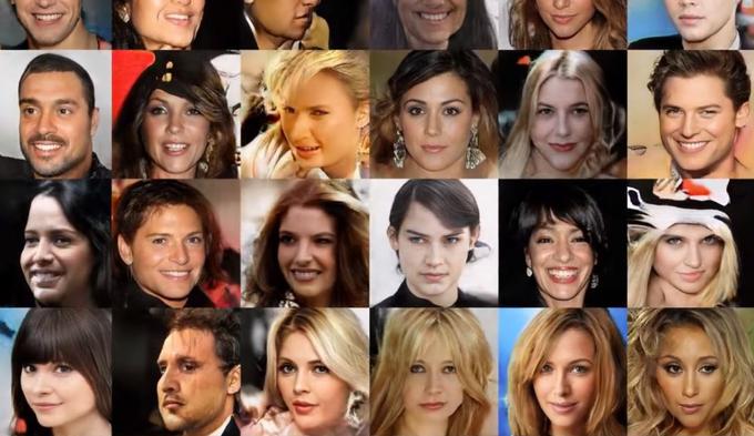 Če se vam nekateri od teh obrazov zdijo znani, je to zato, ker so pri Nvidii za študijo uporabili obličja prepoznavnih oseb iz šovbiznisa.  | Foto: Nvidia / Karras, Laine, Aila