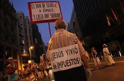 V Madridu na predvečer papeževega obiska protesti