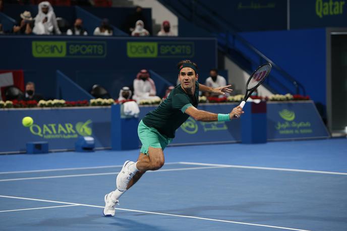 Roger Federer | Roger Federer se je z zmago vrnil na igrišča po 405 dneh odsotnosti. | Foto Guliverimage