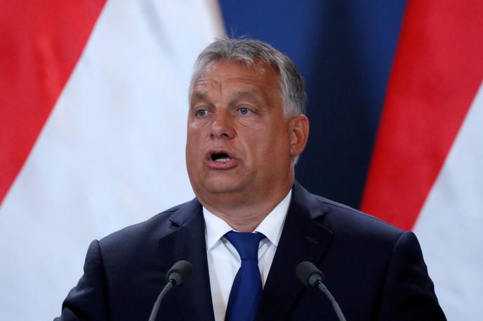viktor orban | Predstavniki Madžarske so v ponedeljek spet zavrnili vse očitke glede kršitev temeljnih evropskih vrednot in vladavine prava. Na fotografiji madžarski premier Viktor Orban. | Foto Reuters