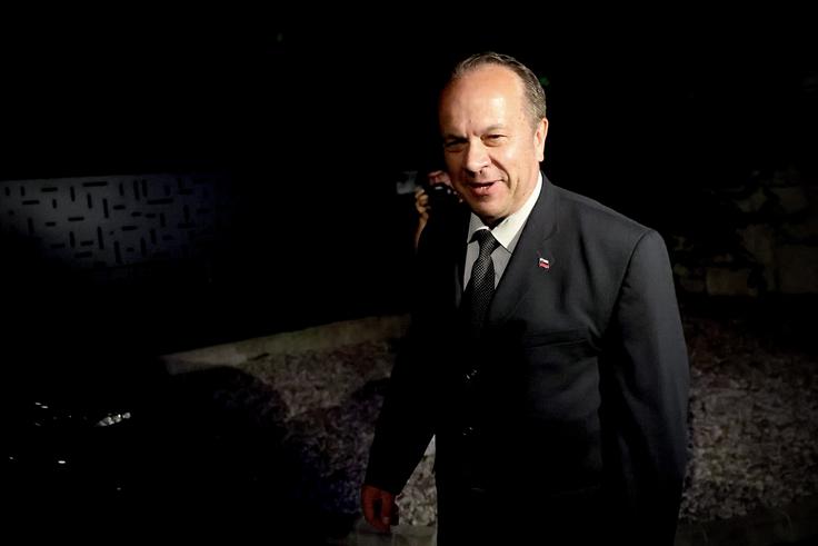 Orbanove konference domoljubov se je udeležil tudi evroposlanec iz Slovenije Branko Grims.  | Foto: Ana Kovač