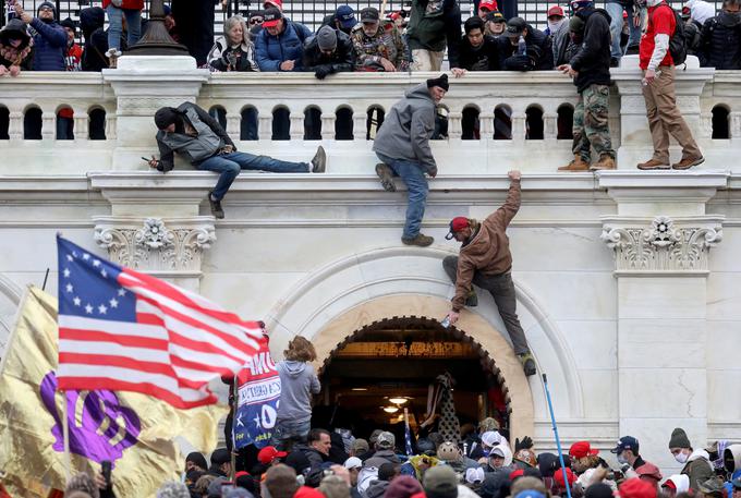napad na Capitol zaslišanje ZDA | Foto: Reuters