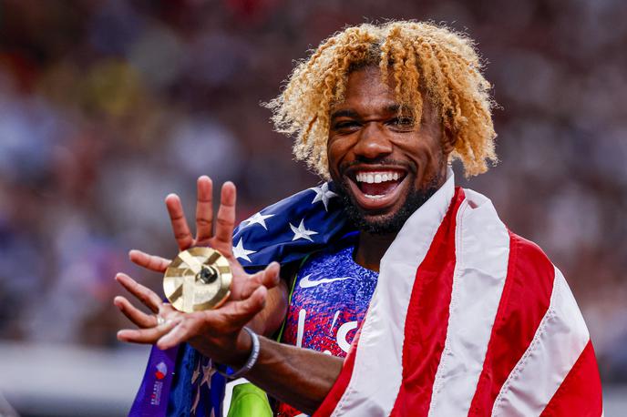 Noah Lyles | Noah Lyles se je s šetrtim naslovom svetovnega prvaka v teku na 200 m izenačil z legendarnim Usainom Boltom. | Foto Guliverimage