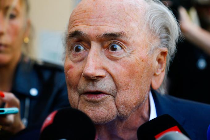 Sepp Blatter je bil predsednik Fife vse do jeseni 2015. | Foto: Reuters