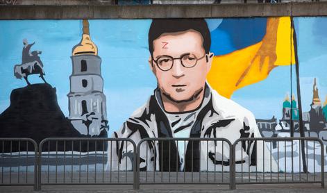 Ulična umetnost proti vojni v Ukrajini #foto