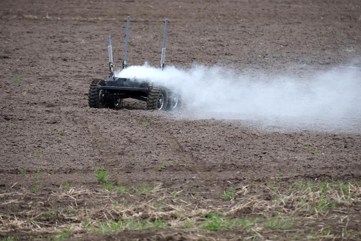 Robotski kamikaze "dron" Ratel S, ki je namenjen sabotažam. | Foto: Guliverimage