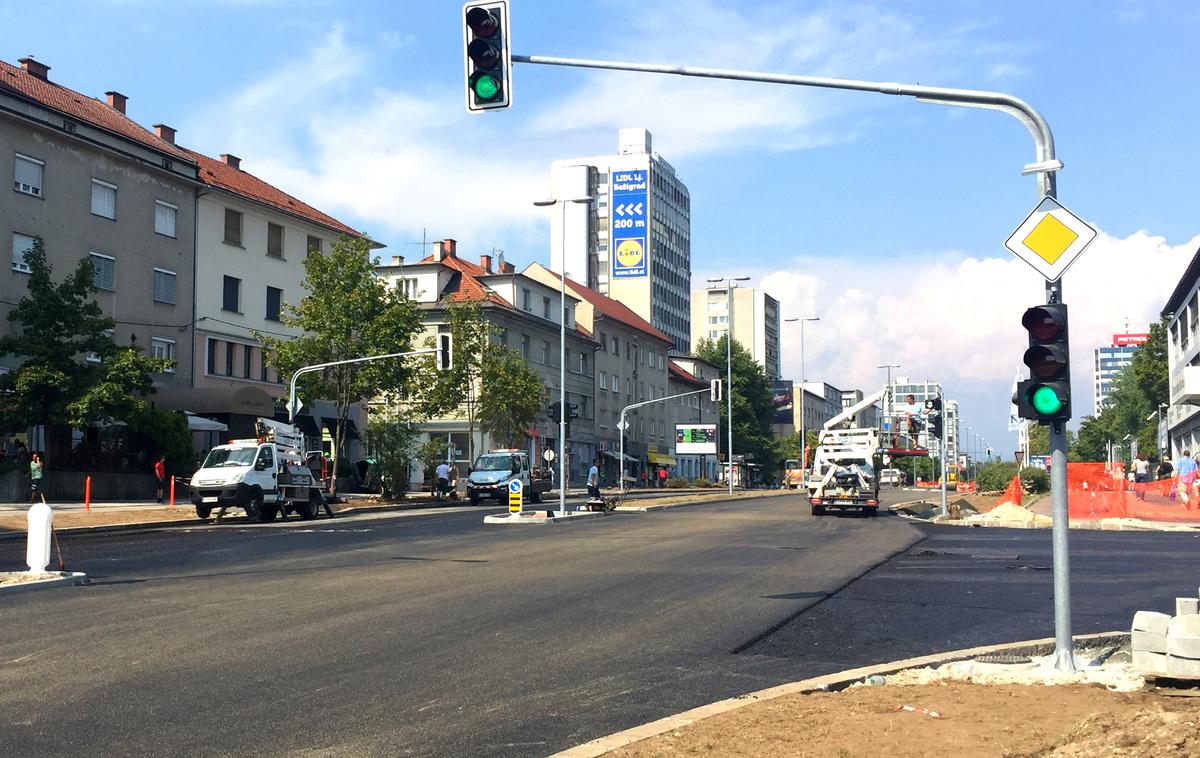 Promet Ljubljana Vilharjeva cesta | Vilharjeva cesta bo za ves promet zaprta do predvidoma 6. julija.  | Foto Gregor Pavšič