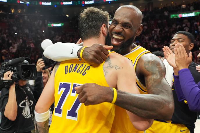 Luka Dončić | LeBron James je navdušen nad predstavami Luke Dončića. | Foto Guliverimage