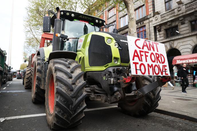 Irska stavka nafta gorivo | Protesti prevoznikov in kmetov so v središču Dublina povzročili večdnevne prometne zastoje in dodatno zaostrili krizo z oskrbo goriva na Irskem. | Foto Guliverimage