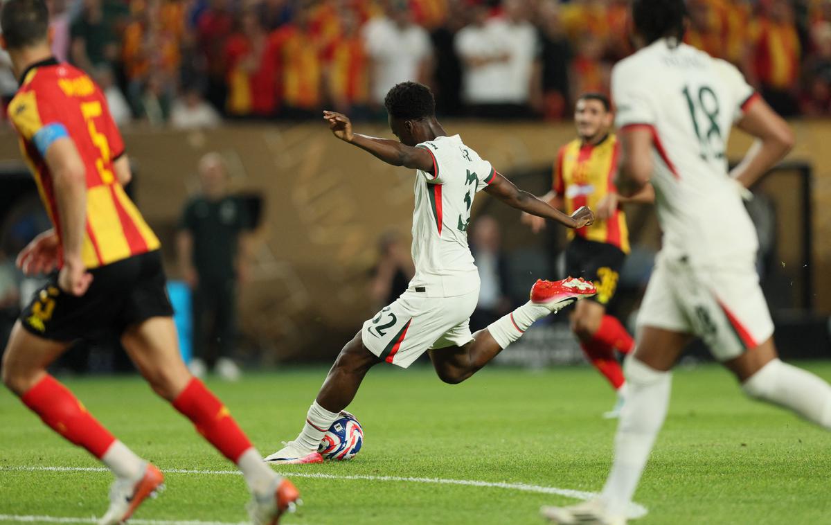 Tyrique George | Nogometaši Chelsea so v Philadelphii s 3:0 premagali tunizijske Esperance in napredovali v osmino finala. Tretji gol je dosegel Tyrique George. | Foto Reuters