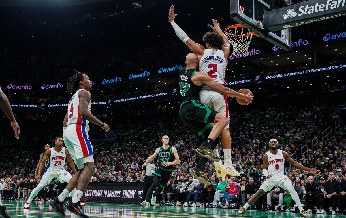 Boston Celtics | Boston Celticsi so ugnali Detroit Pistonse. | Foto Reuters