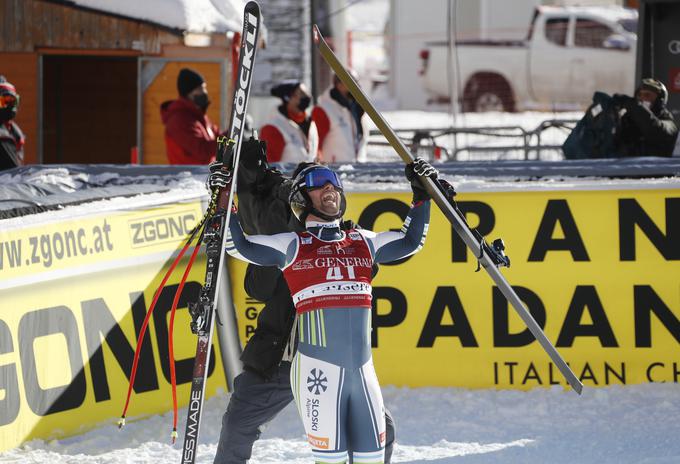 Martin Čater je dobil smuk v Val d'Iseru. | Foto: Reuters