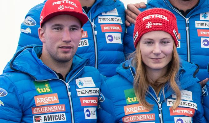 Martin Čater in Ana Drev: še daleč od snega | Foto: Sportida
