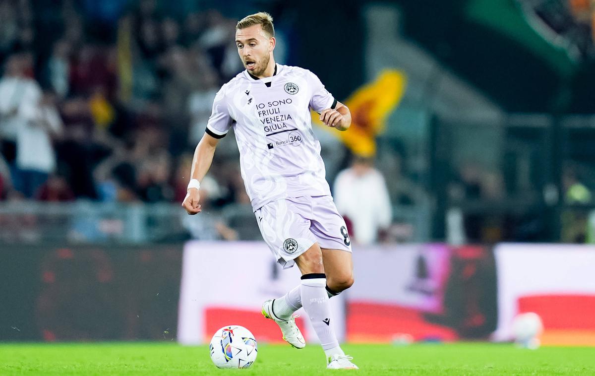 Sandi Lovrič Udinese | Sandi Lovrić (Udinese) si v Vidmu ne deli več slačilnice z Jako Bijolom, ki se je preselil na Otok k Leeds Unitedu. | Foto Guliverimage