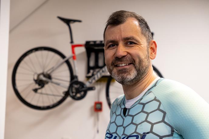 Luka Uvodić bike fitting | Luka Uvodić je pri 39 letih zamenjal športno kariero. | Foto Matej Podgoršek