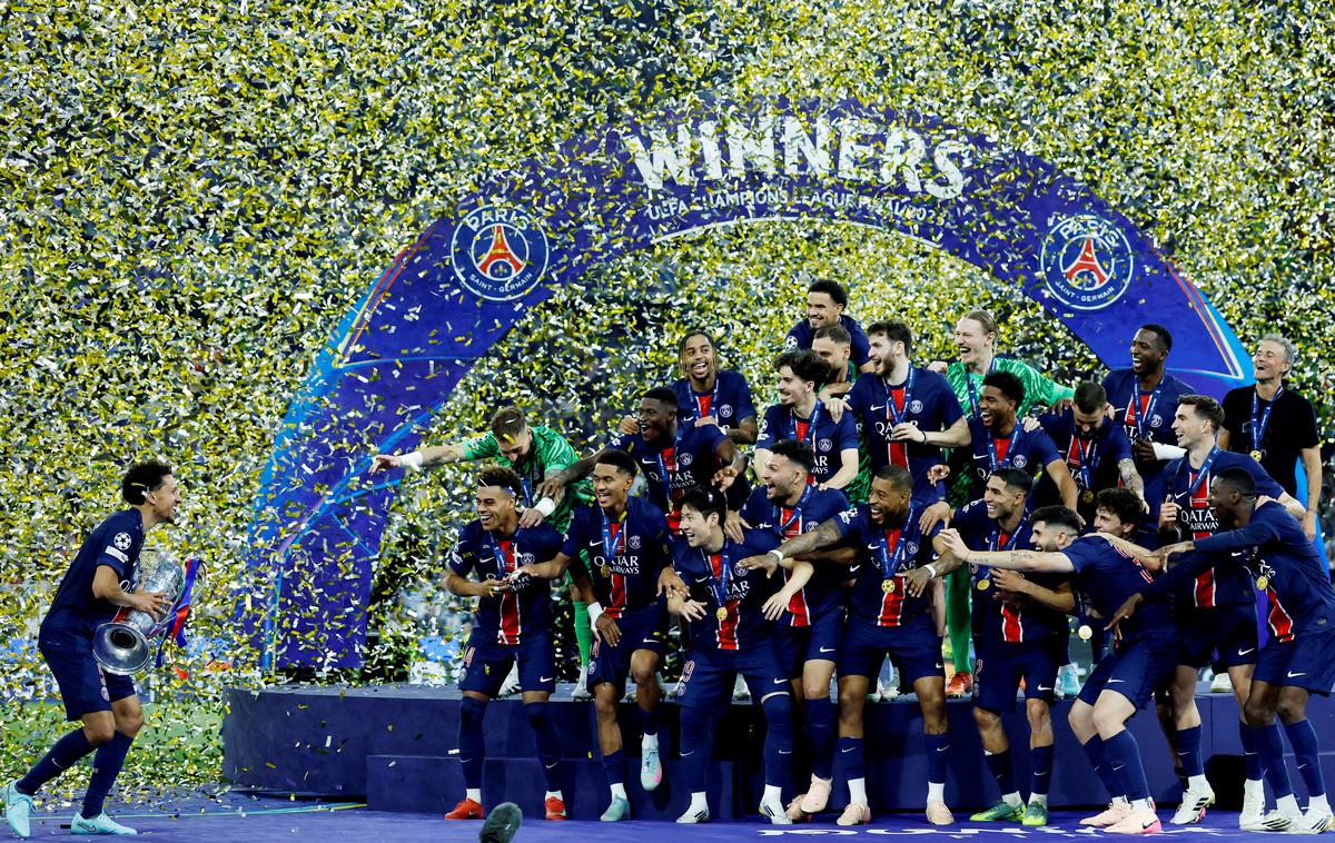 PSG Inter | PSG je v pretekli sezoni prvič v zgodovini osvojil ligo prvakov. | Foto Reuters