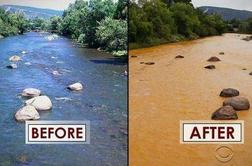 Agencija za zaščito okolja v ZDA po nesreči uničila čisto reko