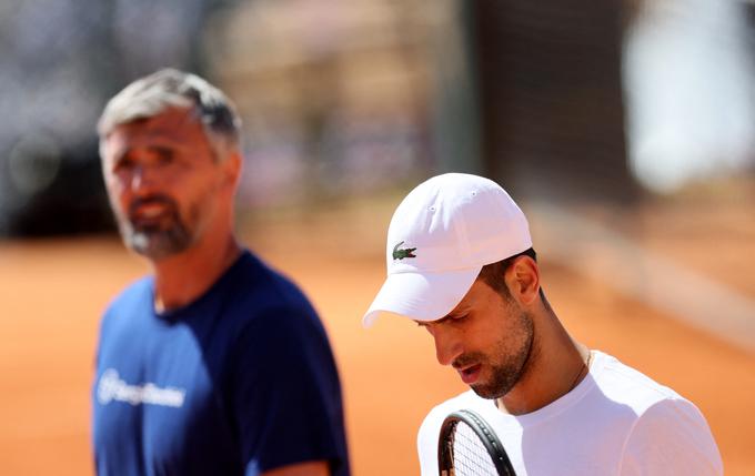 Novak Đoković in Goran Ivanišević | Foto: Reuters