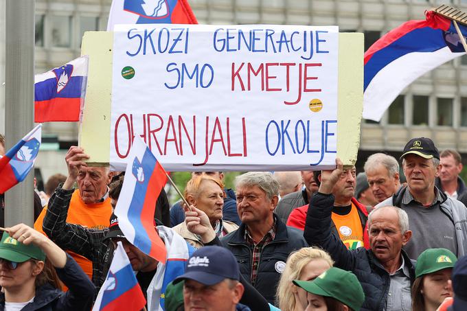 Protest kmetov. | Foto: Reuters