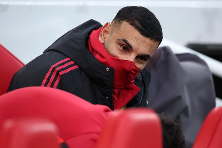 Mohamed Salah je znova začel dvoboj na klopi. V igro je vstopil po 26 minutah, nato pa prispeval podajo. Po tekmi se bo odpravil v Afriko, saj bo z Egiptom nastopil na afriškem pokalu narodov. | Foto: Reuters