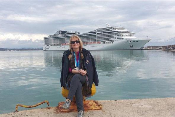 Helena Blagne uživala na križarjenju (foto)