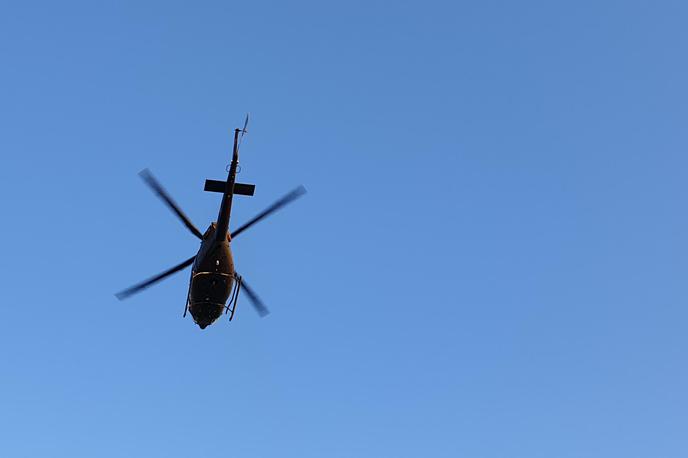 helikopter heliport letališče UKC vojska | Foto Metka Prezelj
