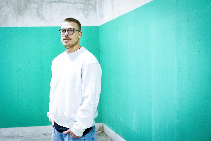 Nejc Vidmar Vlogo letečega reporterja je opravljal na dvoboju v Neaplju, ko je bilo še kako veselo, saj je Napoli postal italijanski prvak. | Foto: Ana Kovač