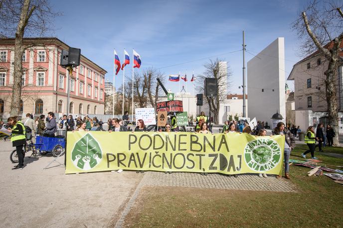 protest, podnebje, Ljubljana | Foto STA