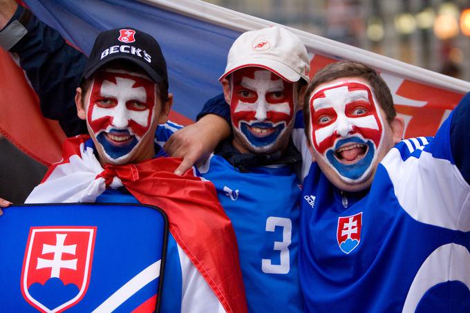 Slovaški navijači so v prvem kvalifikacijskem nastopu za SP 2018 ostali praznih rok. Anglija je v gosteh zmagala z 1:0. | Foto: Vid Ponikvar