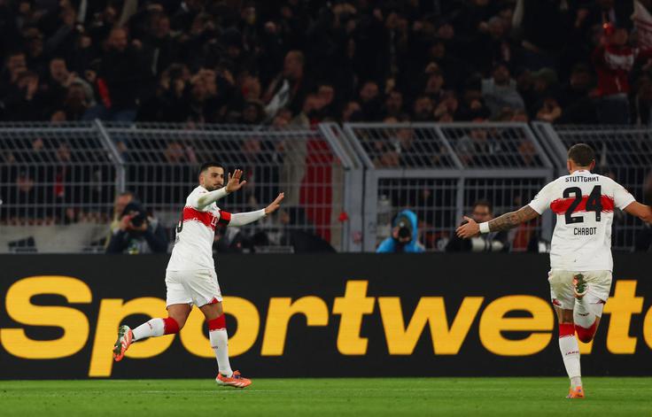 Deniz Undav je zadel v polno v Dortmundu kar trikrat. | Foto: Reuters