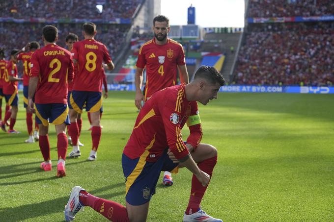 Alvaro Morata je Španijo povedel v vodstvo. | Foto: Guliverimage