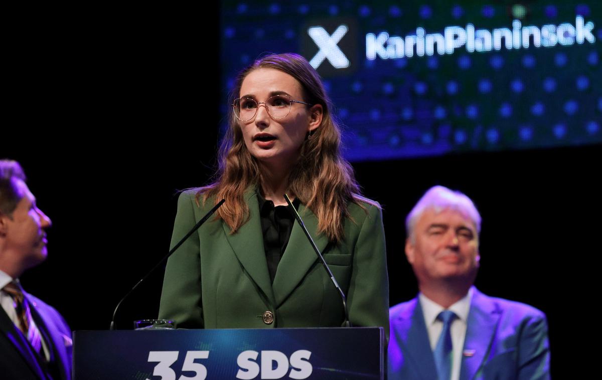 Karin Planinšek | Karin Planinšek je kandidatka stranke SDS za evropske volitve.  | Foto STA