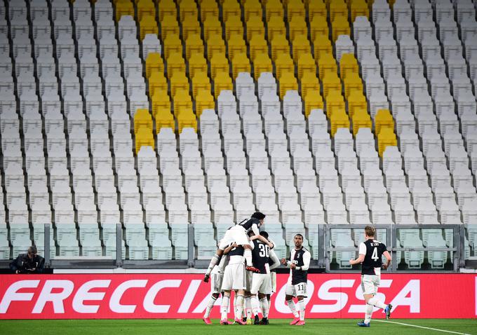 Juventus brani naslov italijanskega prvaka. | Foto: Reuters