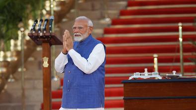 Modi prisegel za nov premierski mandat