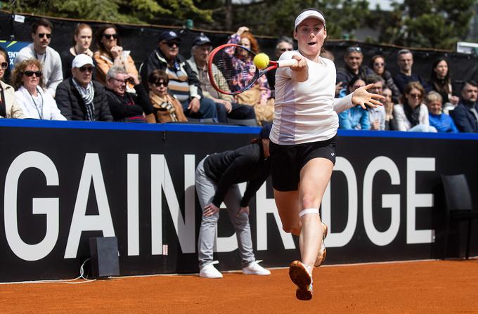 Tamara Zidanšek se je na glavni turnir uvrstila skozi kvalifikacije. | Foto: Vid Ponikvar/Sportida