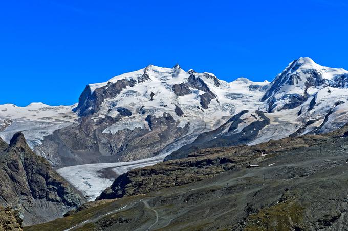 Dufourspitze oziroma Monte Rosa je najvišji vrh Švice (4.634 m). | Foto: Guliverimage/Vladimir Fedorenko