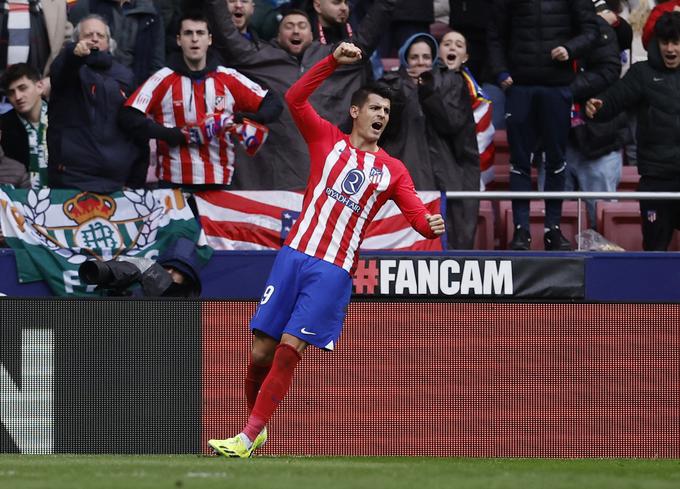 Alvaro Morata se je po daljšem času vpisal med strelce. | Foto: Reuters