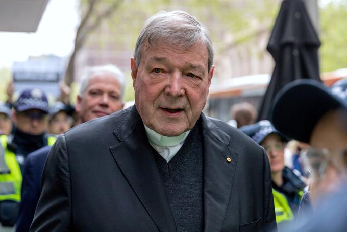 Avstralski kardinal George Pell zavrača obtožbe, da bi v devetdesetih letih spolno zlorabil dva dečka. | Foto: Reuters
