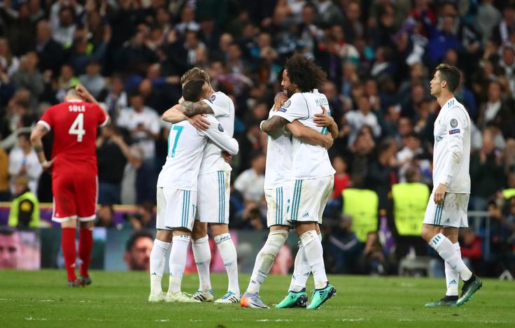 Real se je še tretjič v treh letih uvrstil v finale in na poti do tja še drugič izločil Bayern. | Foto: Reuters