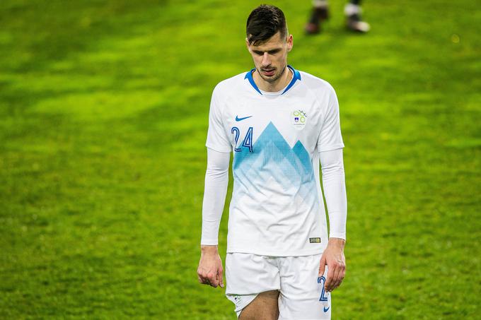 Do zdaj je v reprezentanci zaigral samo marca letos na tekmi proti Belorusiji v Stožicah. | Foto: Vid Ponikvar
