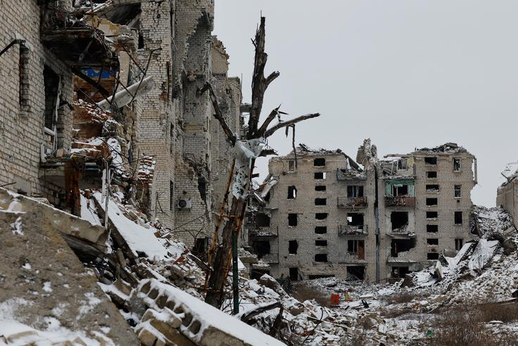 mesta Marinka, Ukrajina | Foto: Reuters