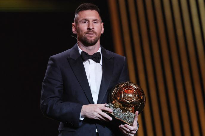Lionel Messi | Lionel Messi je še osmič v karieri osvojil zlato žogo. | Foto Reuters