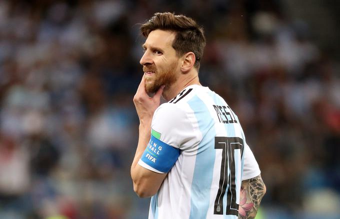 Lionel Messi je bil proti Hrvaški  povsem neviden. | Foto: Reuters