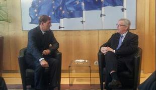 Pri Junckerju o srečanju s Cerarjem: Konstruktiven in prijateljski prvi obisk (video)