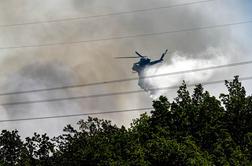 Krizne razmere v Severni Makedoniji: tako je videti obsežen požar iz zraka #video