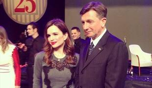 Borut Pahor in Severina na koncertu Prifarskih muzikantov