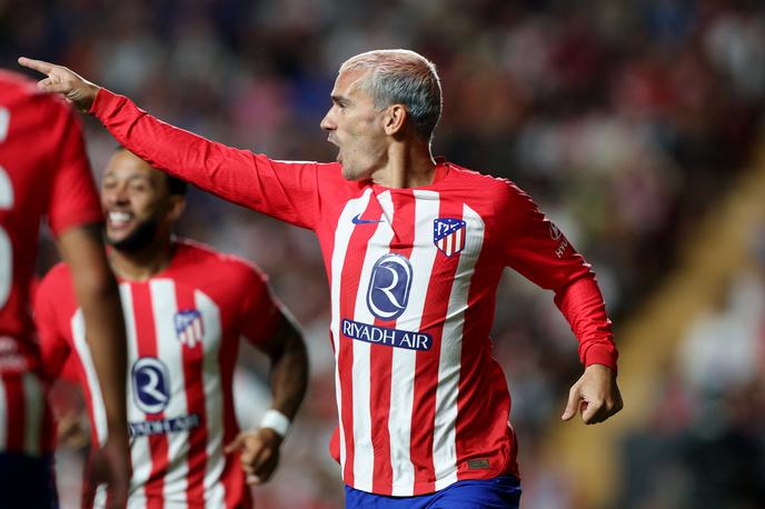 Atletico Madrid | Francoz Antoine Griezmann je za svoj strelski prvenec v tej sezoni na tekmi v Madridu potreboval le tri minute. | Foto Reuters