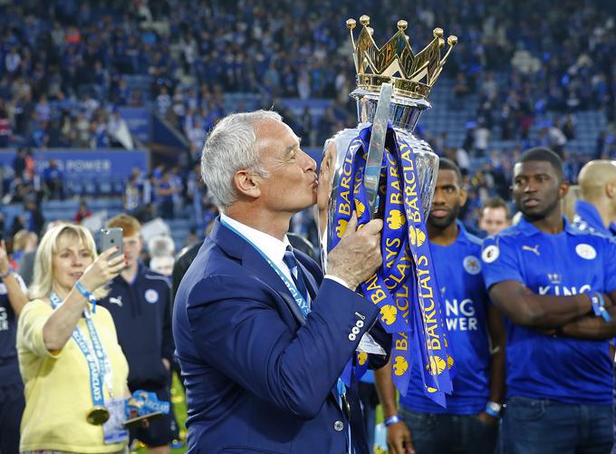 ... Italijan Claudio Ranieri pa je z Leicester Cityjem osvojil angleško prvenstvo. | Foto: Reuters