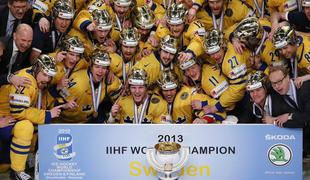 Švedi na domačem ledu do devetega naslova prvakov